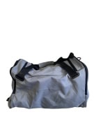 VINTAGE ADIDAS DUFFEL GYM BAG WITH LOGO GREY UNISEX ONE SIZE
