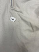 VINTAGE MEN'S CHAMPION QUARTER-ZIP TOP BEIGE SIZE XL