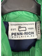 VINTAGE Men's Puffer Jacket Penn-Rich Bright Green L