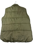 Gilet/smanicato da uomo vintage imbottito in piuma kaki