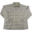 VINTAGE Camicia da uomo con motivo geometrico - S/M