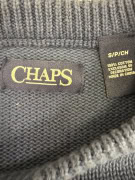 VINTAGE Ανδρικό Πουλόβερ Chaps με Suede Ενισχύσεις - Μέγεθος S