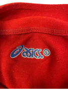 VINTAGE ASICS 1/4 ZIP BLOUSE / ΜΠΛΟΥΖΑ ΚΟΚΚΙΝΗ L