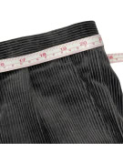 VINTAGE BERKELEY CORDUROY TROUSERS STRAIGHT LEG MEN'S DARK GRAY SIZE XXXXL