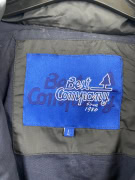 VINTAGE BEST COMPANY giacca con zip nera da uomo L