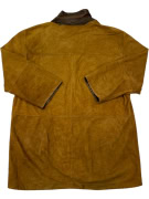 VINTAGE BREATH MADE IN ITALY MEN'S SUEDE JACKET IN TAN COLOR M/L