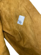 VINTAGE BREATH MADE IN ITALY WOMEN'S SUEDE JACKET IN TAN COLOR M/L
