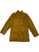 VINTAGE BREATH MADE IN ITALY WOMEN'S SUEDE JACKET IN TAN COLOR M/L