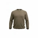 VINTAGE CALVIN KLEIN COLLECTION KNIT TOP 100% LINEN BROWN-BEIGE MEN'S L