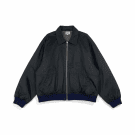 VINTAGE CALVIN KLEIN JEANS PADDED BOMBER JACKET BLACK MEN'S XL