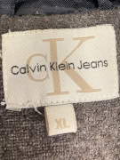 VINTAGE CALVIN KLEIN JEANS PADDED BOMBER JACKET BLACK MEN'S XL