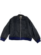 VINTAGE CALVIN KLEIN JEANS PADDED BOMBER JACKET BLACK MEN'S XL