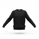 VINTAGE CALVIN KLEIN JEANS TEXTURED CREWNECK KNIT SWEATER BLACK MEN M