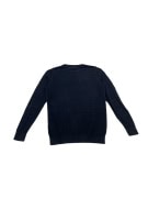 VINTAGE CALVIN KLEIN JEANS TEXTURED CREWNECK KNIT SWEATER BLACK MEN M