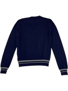 VINTAGE CALVIN KLEIN JEANS KNIT SWEATER STRIPED BLUE MEN'S L