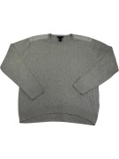 VINTAGE CALVIN KLEIN ΠΛΕΚΤΟ ΠΟΥΛΟΒΕΡ ΡΙΜΠ ΓΚΡΙ ΑΝΔΡΙΚΟ XXL