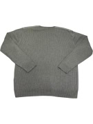 VINTAGE CALVIN KLEIN ΠΛΕΚΤΟ ΠΟΥΛΟΒΕΡ ΡΙΜΠ ΓΚΡΙ ΑΝΔΡΙΚΟ XXL