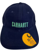 VINTAGE CARHARTT ΚΑΠΕΛΟ JOCKEY ΚΕΝΤΗΜΕΝΟ ΛΟΓΟΤΥΠΟ ΜΠΛΕ UNISEX ONE SIZE
