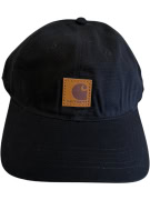 Cappello nero vintage Carhartt con logo taglia unica