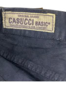 Pantaloni basic vintage Casucci blu scuro da uomo S