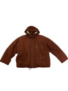 VINTAGE CASUCCI HOODED JACKET BROWN MENS XL