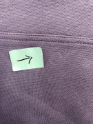 VINTAGE CHAMPION AUTHENTIC ATHLETICWEAR felpa con mezza zip viola da uomo L