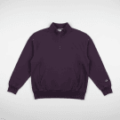 VINTAGE CHAMPION AUTHENTIC ATHLETICWEAR felpa con mezza zip viola da uomo L