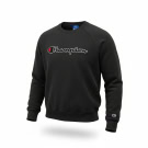 FELPA VINTAGE CHAMPION CON LOGO RICAMATO NERA DA UOMO M