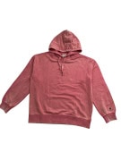 VINTAGE CHAMPION HOODIE ACID WASH RED MEN'S L