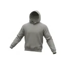 Felpa con cappuccio Vintage Champion con logo sulle maniche grigia da uomo M