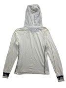 VINTAGE CHAMPION FELPA CON CAPPUCCIO PICCOLO LOGO BIANCO DONNA S