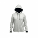 VINTAGE CHAMPION FELPA CON CAPPUCCIO PICCOLO LOGO BIANCO DONNA S