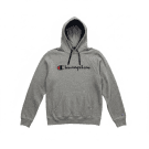 VINTAGE CHAMPION HOODIE ΜΕ ΚΕΝΤΗΜΕΝΟ ΛΟΓΟΤΥΠΟ ΓΚΡΙ ΑΝΔΡΙΚΟ M