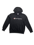 VINTAGE CHAMPION HOODIE ΜΕ ΤΥΠΩΜΕΝΟ ΛΟΓΟΤΥΠΟ ΜΑΥΡΟ ΑΝΔΡΙΚΟ M