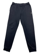 Pantaloni da tuta vintage Champion con logo ricamato neri da uomo L