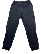 Pantaloni da tuta vintage Champion con logo ricamato neri da uomo L
