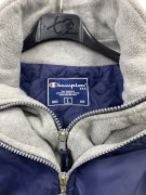 VINTAGE CHAMPION U.S.A. JACKET ΜΕ ΕΠΕΝΔΥΣΗ FLEECE ΜΠΛΕ ΑΝΔΡΙΚΗ L