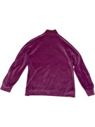 VINTAGE Champion Βελουτέ Ζακέτα Φούξια με Τρουκς Full Zip S