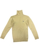 VINTAGE CHEMISE LACOSTE ΚΙΤΡΙΝΟ ΠΛΕΚΤΟ ΖΙΒΑΓΚΟ XS/S
