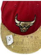 Cappello snapback vintage Chicago Bulls con logo rosso da uomo taglia unica