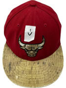 Cappello snapback vintage Chicago Bulls con logo rosso da uomo taglia unica