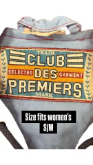 VINTAGE CLUB DES PREMIERS ΓΙΛΕΚΟ ΚΟΚΚΙΝΟ ΜΕ ΚΟΥΚΟΥΛΑ