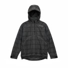 VINTAGE COLUMBIA ANORAK HOODED JACKET GREY BLACK WOMEN S