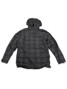 VINTAGE COLUMBIA ANORAK HOODED JACKET GREY BLACK WOMEN S