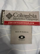 VINTAGE COLUMBIA CONVERT PUFFER VEST WITH STITCHING BLACK WOMEN'S M
