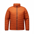 GIACCA PUFFER VINTAGE COLUMBIA CON LOGO ARANCIONE DA UOMO M