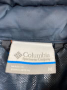 GIACCA PUFFER VINTAGE COLUMBIA CON LOGO ARANCIONE DA UOMO M