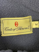 VINTAGE CONTE OF FLORENCE NAVY FLEECE QUARTER-ZIP PULLOVER MEN'S M