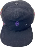 VINTAGE CONTE OF FLORENCE HAT WITH LOGO BLACK MEN'S ONE SIZE