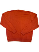 VINTAGE CONTE OF FLORENCE KNIT SWEATER V-NECK ORANGE MEN M